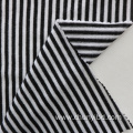 Soft and Stretchy Free Sample Stripes Pattern 100% Polyester Loose Single Jersey Knit Fabric For Garments